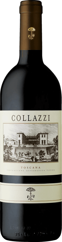 78,95 € Бесплатная доставка | Красное вино Collazzi I.G.T. Toscana Тоскана Италия Cabernet Sauvignon — Каберне Совиньон, Cabernet Franc — Каберне Фран, Petit Verdot Бутылка 75 cl