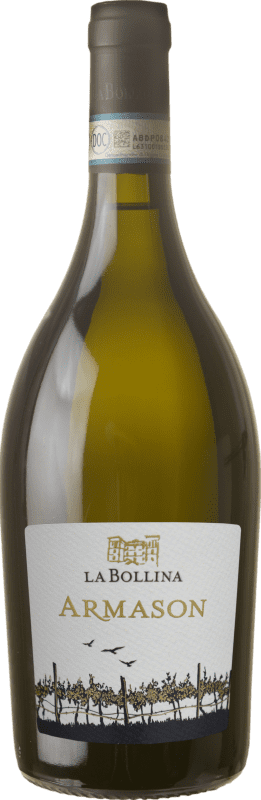 25,95 € 免费送货 | 白葡萄酒 La Bollina Armason D.O.C. Monferrato 皮埃蒙特 意大利 Chardonnay — 莎当妮 75 cl