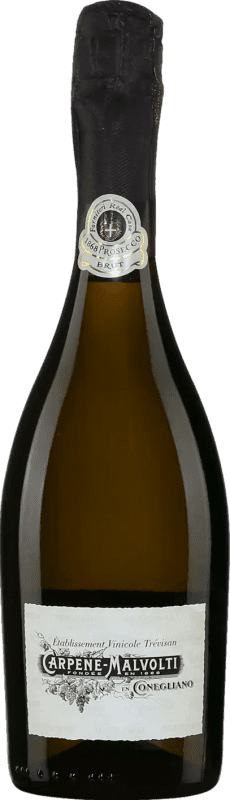 18,95 € 送料無料 | 白のスパークリングワイン Carpene Malvolti 1868 Brut — ブリュット 上級 D.O.C. Prosecco ベネト イタリア Glera — グレラ 75 cl
