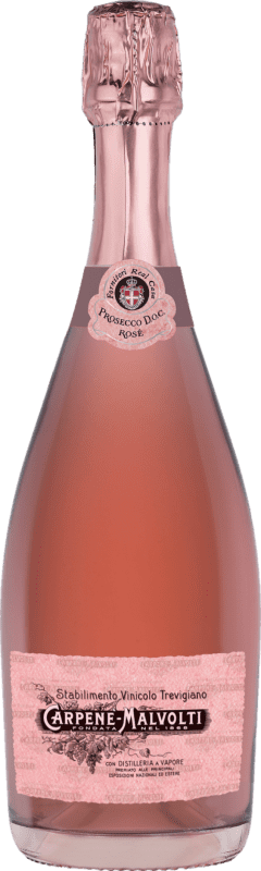 24,95 € Free Shipping | Rosé Sparkling Wine Carpene Malvolti Brut Rosé D.O.C. Prosecco Veneto Italy Pinot Noir, Glera 75 cl