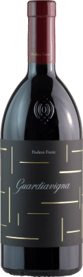 279,95 € Free Shipping | Red Wine Podere Forte Guardiavigna I.G.T. Toscana Tuscany Italy Cabernet Franc Organic — Eco 75 cl