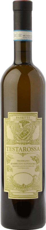29,95 € 免费送货 | 白葡萄酒 Pasetti Testarossa 特级 D.O.C. Trebbiano d'Abruzzo 阿布鲁佐 意大利 Trebbiano — 特雷比亚诺 75 cl