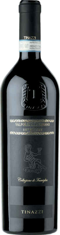 22,95 € Spedizione Gratuita | Vino Rosso Tenuta Valleselle Tinazzi Superiore, Collection — Collezione D.O.C. Valpolicella Ripasso Veneto Italia Corvina, Rondinella, Molinara Bottiglia 75 cl