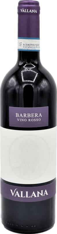 24,95 € Kostenloser Versand | Rotwein Vallana Piemont Italien Barbera 75 cl