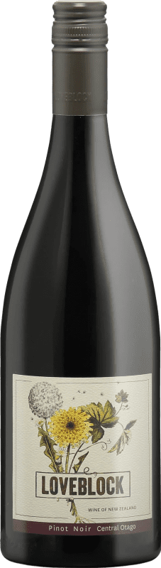 51,95 € 免费送货 | 红葡萄酒 Loveblock I.G. Central Otago 中奥塔哥 新西兰 Pinot Noir — 黑皮诺 Organic — 有机 75 cl