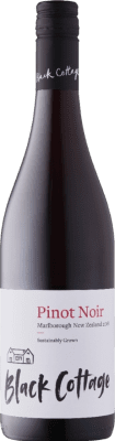 19,95 € 送料無料 | 赤ワイン Two Rivers Black Cottage I.G. Marlborough マールボロ ニュージーランド Pinot Noir — ピノ・ノワール 75 cl