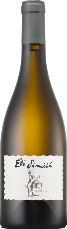 42,95 € Envío gratis | Vino Blanco Edi Simcic I.G. Primorska Goriška Brda Eslovenia Rebula 75 cl