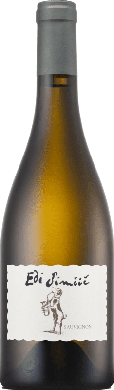45,95 € Envio grátis | Vinho Branco Edi Simcic I.G. Primorska Goriška Brda Eslovênia Sauvignon 75 cl