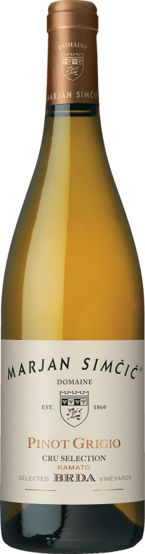 29,95 € 免费送货 | 橙酒 Simčič Marjan Cru, 甄选 I.G. Primorska Goriška Brda 斯洛文尼亚 Pinot Gris — 灰皮诺 75 cl