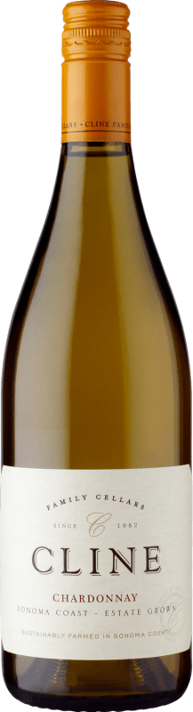 28,95 € 免费送货 | 白葡萄酒 Cline 加州 美国 Chardonnay — 莎当妮 Organic — 有机 75 cl