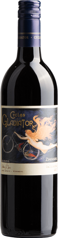 28,95 € Envio grátis | Vinho Tinto Hahn Cycles Gladiator California Estados Unidos Zinfandel 75 cl