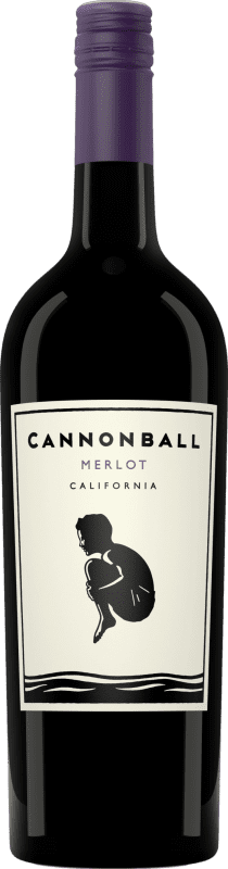 31,95 € Envío gratis | Vino Tinto Cannonball California Estados Unidos Merlot 75 cl