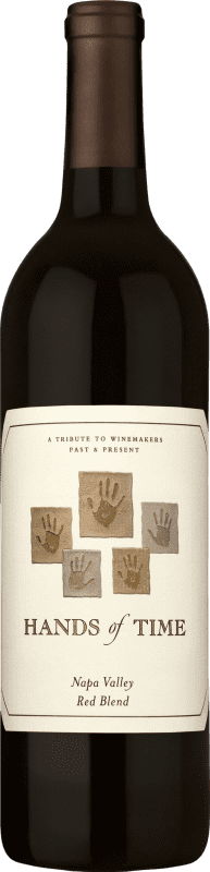 57,95 € Бесплатная доставка | Красное вино Stag's Leap Hands of Time Калифорния Соединенные Штаты Merlot — Мерло, Syrah — Сира, Cabernet Sauvignon — Каберне Совиньон 75 cl