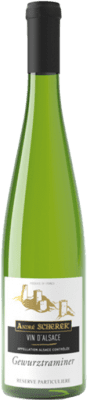 22,95 € Envío gratis | Vino Blanco André Scherer Reserva A.O.C. Alsace Alsace Francia Gewürztraminer 75 cl