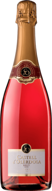7,95 € Envio grátis | Espumante Rosé Castell d'Olerdola Rosé D.O. Cava Catalunha Espanha Macabeo, Xarel·lo, Parellada 75 cl
