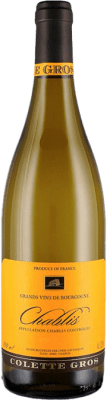 28,95 € Kostenloser Versand | Weißwein Colette Gros A.O.C. Chablis Burgund Frankreich Chardonnay 75 cl