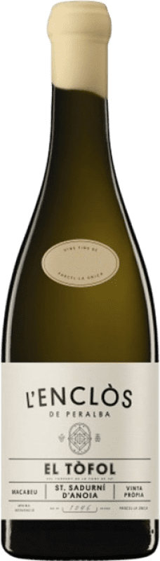 45,95 € Envío gratis | Vino Blanco L'Enclòs de Peralba Tòfol Cataluña España Macabeo 75 cl