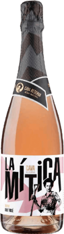 14,95 € Spedizione Gratuita | Spumante Rosato Josep Masachs La Mítica Brut Riserva D.O. Cava Catalogna Spagna Trepat 75 cl
