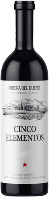 15,95 € Envoi gratuit | Vin Rouge Laveguilla La Cepa Alta Cinco Elementos Chêne D.O. Ribera del Duero Castille et Leon Espagne Tempranillo, Cabernet Sauvignon 75 cl