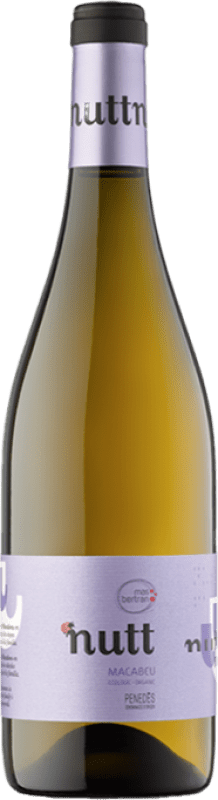 18,95 € Envio grátis | Vinho Branco Mas Bertran Nutt D.O. Penedès Catalunha Espanha Macabeo 75 cl