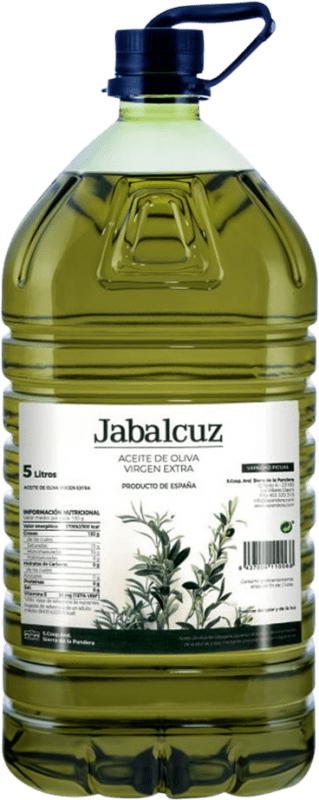 42,95 € 送料無料 | オリーブオイル Jabalcuz クラシック, EVOO エキストラバージン Jaén スペイン Picual — ピクアル ポリタンク 5 L PET — ペット