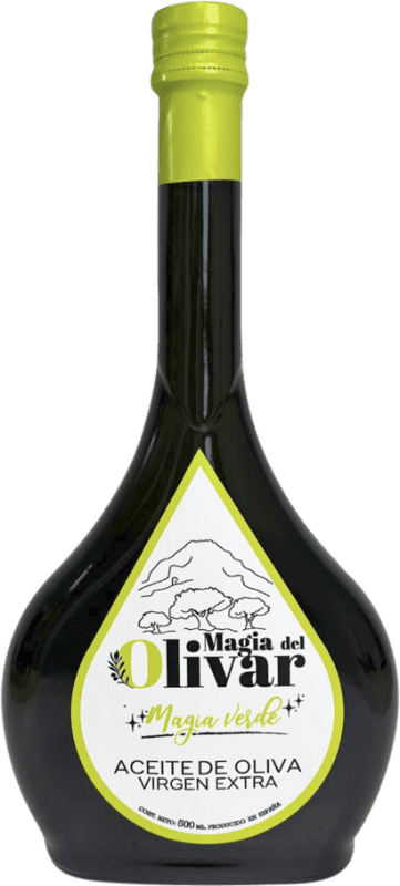 24,95 € Envío gratis | Aceite de Oliva Magia del Olivar Magia Verde Verde, AOVE Virgen Extra Jaén España Picual Botella Medium 50 cl