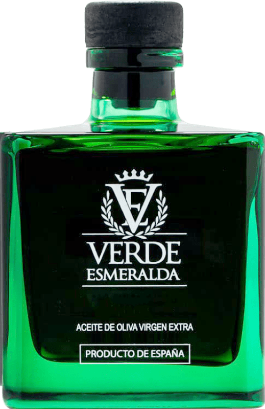 241,95 € 免费送货 | 橄榄油 Verde Esmeralda Luxury — 奢华, EVOO 特级初榨 Jaén 西班牙 Picual — 皮夸尔 中瓶装 50 cl