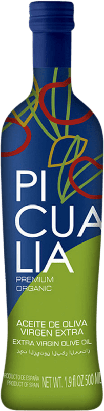 19,95 € 免费送货 | 橄榄油 Picualia Premium — 高端, EVOO 特级初榨 Jaén 西班牙 Picual — 皮夸尔 Organic — 有机 中瓶装 50 cl
