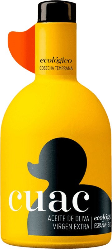 44,95 € Kostenloser Versand | Olivenöl Cuac E-NOL Extra Nativ D.O. Sierra de Cazorla Jaén Spanien Picual Eco — Biologisch Medium-Flasche 50 cl