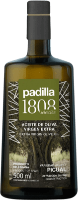 9,95 € Kostenloser Versand | Olivenöl Padilla 1808 Auswahl, E-NOL Extra Nativ Jaén Spanien Picual Medium-Flasche 50 cl