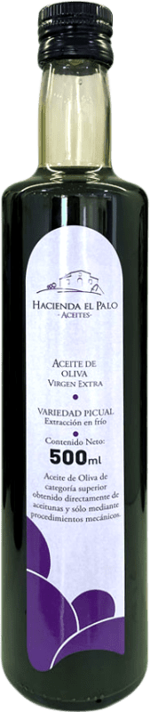 0,95 € Kostenloser Versand | Olivenöl Hacienda el Palo Primer Día de Cosecha — Erster Erntetag, E-NOL Extra Nativ Jaén Spanien Picual Medium-Flasche 50 cl