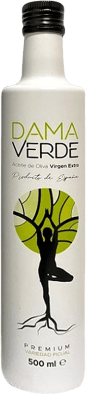 21,95 € Spedizione Gratuita | Olio d'Oliva Dama Verde Premium, EVO Extra Vergine Jaén Spagna Picual Bottiglia Medium 50 cl