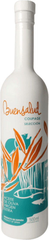 86,95 € Free Shipping | Olive Oil Buensalud Selection, EVOO Extra Virgin Jaén Spain Medium Bottle 50 cl