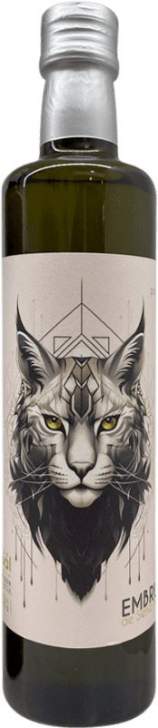 17,95 € Spedizione Gratuita | Olio d'Oliva Embrujo de Sierra Morena Lince Jaén Spagna Picual Bottiglia Medium 50 cl