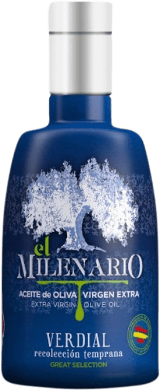 17,95 € Kostenloser Versand | Olivenöl Periana El Milenario E-NOL Extra Nativ Málaga Spanien Verdial Medium-Flasche 50 cl