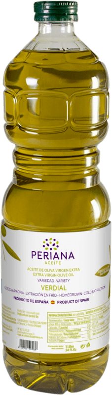 12,95 € 送料無料 | オリーブオイル Periana EVOO エキストラバージン Málaga スペイン Verdial — ヴェルディアル 1 L PET — ペット