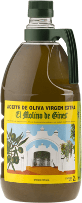 19,95 € 送料無料 | オリーブオイル San Cristóbal El Molino de Gines EVOO エキストラバージン Sevilla スペイン ポリタンク 2 L PET — ペット