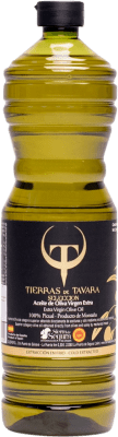 8,95 € Envio grátis | Azeite de Oliva Tierras de Tavara Seleção, AOVE Virgem Extra D.O. Sierra de Segura Jaén Espanha Picual 1 L PET