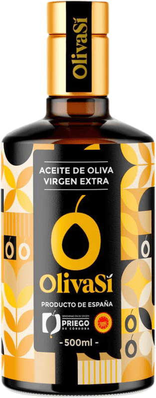32,95 € 免费送货 | 橄榄油 Oliva Sí Gold — 金色版, 限量版, EVOO 特级初榨 D.O.P. Priego de Córdoba 西班牙 中瓶装 50 cl