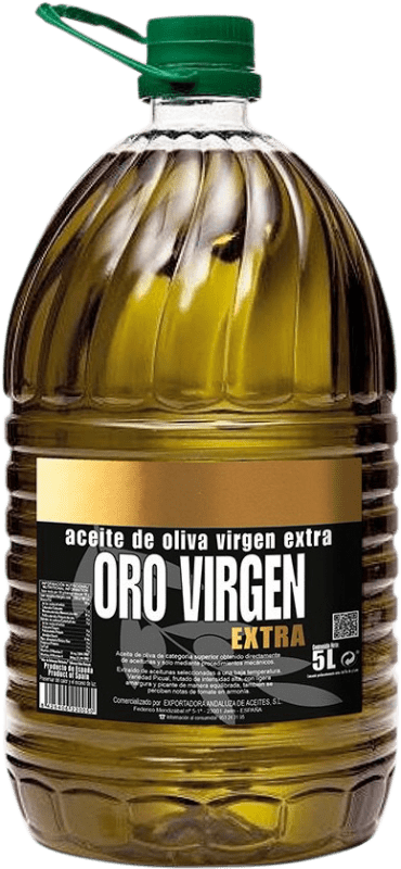 89,95 € Free Shipping | Olive Oil Aceitex Oro — Gold Edition, EVOO Extra Virgin Jaén Spain Picual Jerrycan 5 L PET