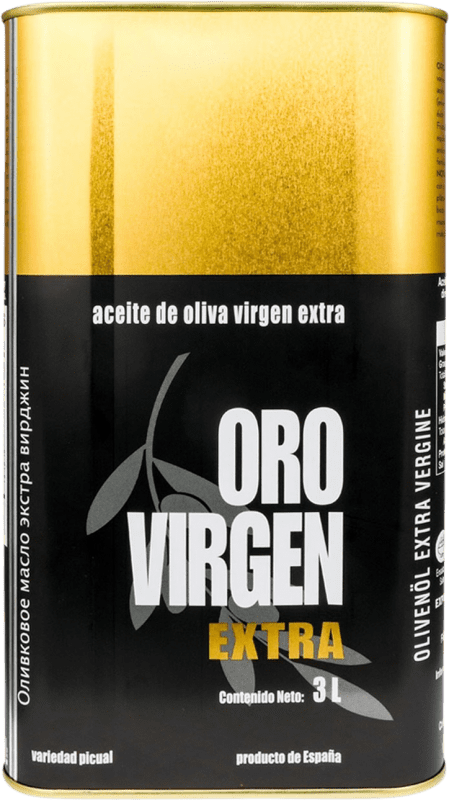 59,95 € 送料無料 | オリーブオイル Aceitex Oro — ゴールドエディション, EVOO エキストラバージン Jaén スペイン Picual — ピクアル スペシャル缶 3 L