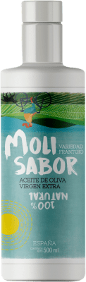 22,95 € Spedizione Gratuita | Olio d'Oliva Oleícola Jaén Molisabor Virgen Extra Jaén Spagna Frantoio Bottiglia Medium 50 cl