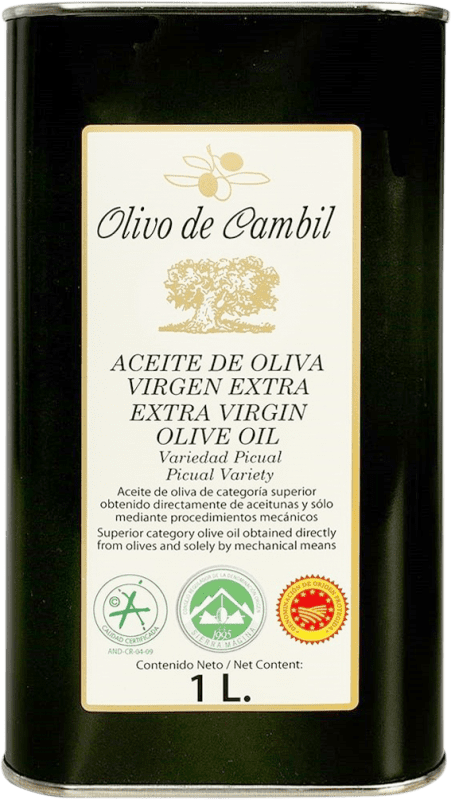27,95 € Kostenloser Versand | Olivenöl Avirol Olivo de Cambil E-NOL Extra Nativ D.O. Sierra Mágina Jaén Spanien Picual Medium-Dose 1 L