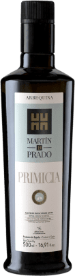 28,95 € Spedizione Gratuita | Olio d'Oliva Martín de Prado Primicia EVO Extra Vergine Cáceres Spagna Arbequina Bottiglia Medium 50 cl