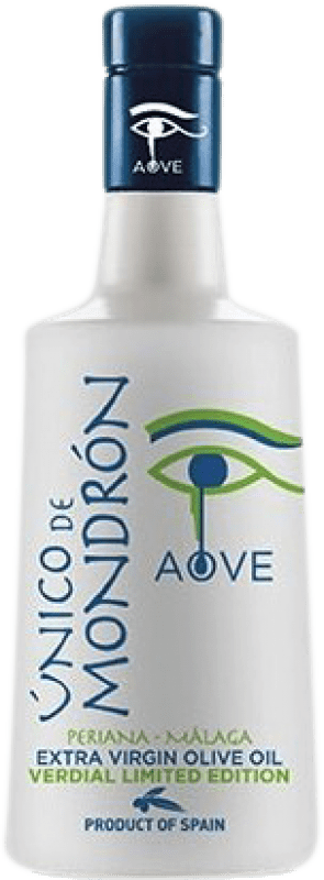 15,95 € Envio grátis | Azeite de Oliva Mondrón Único AOVE Virgem Extra Málaga Espanha Verdial Garrafa Medium 50 cl