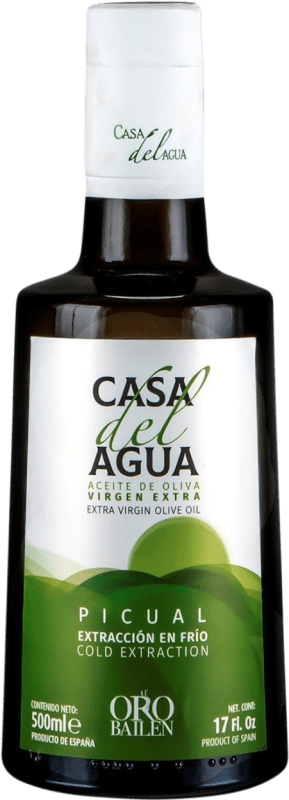 6,95 € Envoi gratuit | Huile d'Olive Oro Bailén Casa del Agua HOVE Vierge Extra Jaén Espagne Picual Bouteille Medium 50 cl