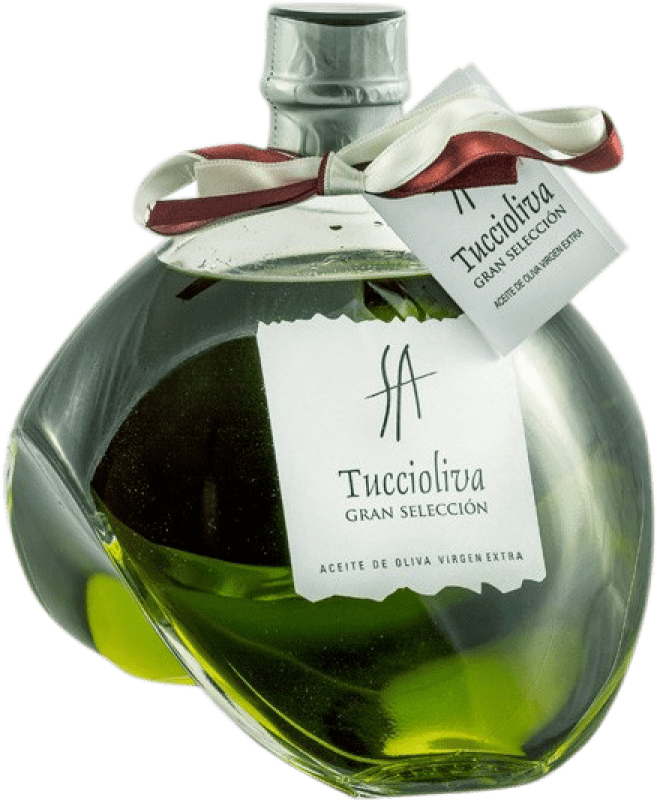 24,95 € Spedizione Gratuita | Olio d'Oliva Tuccioliva Delirio Selezione, EVO Extra Vergine Jaén Spagna Picual Bottiglia Medium 50 cl