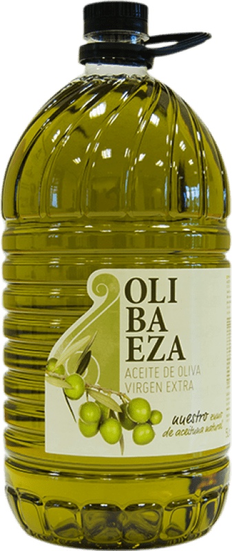 38,95 € 免费送货 | 橄榄油 Olibaeza EVOO 特级初榨 Jaén 西班牙 Picual — 皮夸尔 塑料桶 5 L PET — 塑料