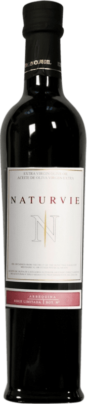 16,95 € Free Shipping | Olive Oil Naturvie EVOO Extra Virgin Badajoz Spain Arbequina Medium Bottle 50 cl