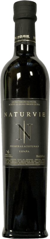 18,95 € Kostenloser Versand | Olivenöl Naturvie Primeras Aceitunas E-NOL Extra Nativ Badajoz Spanien Medium-Flasche 50 cl